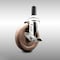 Service Caster 5 Inch 316SS High Temp Glass Filled Nylon 1 Inch Stem Caster with Brake SCC SCC-SS316EX20S514-GFNSHT-TLB-1 - alternate 1